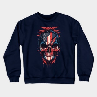 American Skull Crewneck Sweatshirt